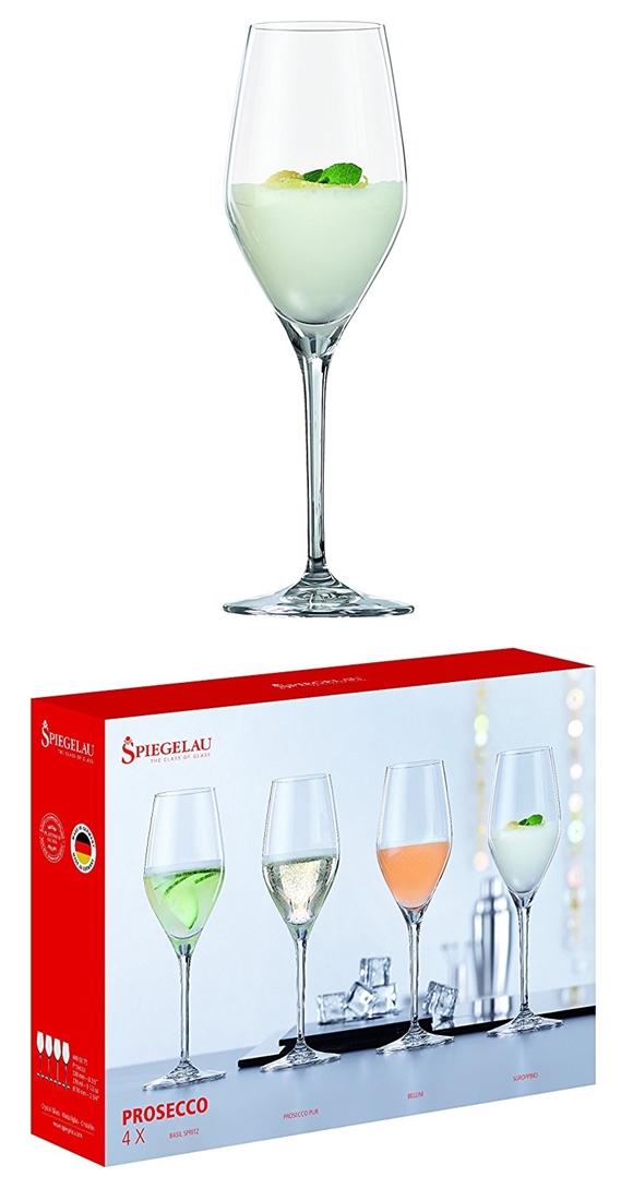 Spiegelau 9.1 oz Prosecco Glasses (Set of 4)