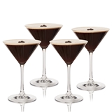 Spiegelau Diamond-Cut Pattern Crystal Espresso Martini Glasses (Set of 4)