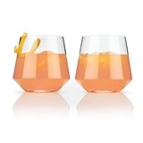 Raye Lead-Free Crystal Cocktail Tumblers by VISKI (Set of 2)