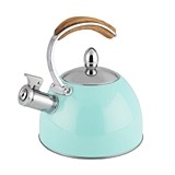 Presley Light Blue Finish Stainless Steel Tea Kettle by Pinky Up