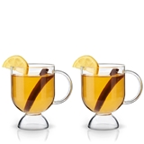 Raye Sleek and Modern Design 12oz Hot Toddy Glasses by VISKI (Set of 2)