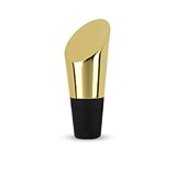 Belmont: Heavyweight Polished Gold-Plated Bottle Stopper by VISKI