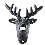 Cast Iron Wall-Mounted Deer Bottle Opener by Foster & Rye