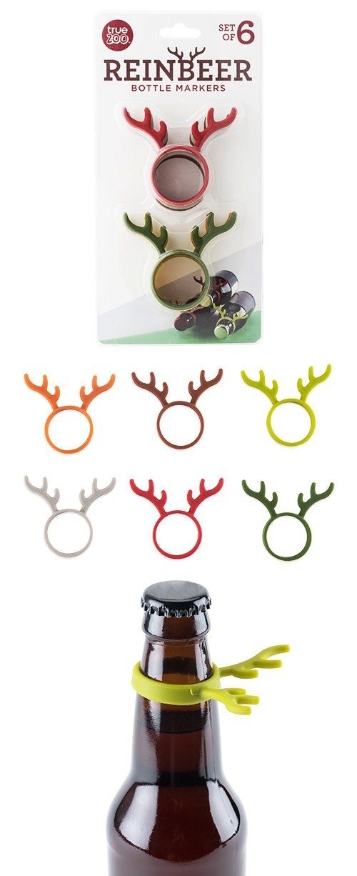 "Reinbeer" Bottle Neck Markers by TrueZOO (Set of 6)