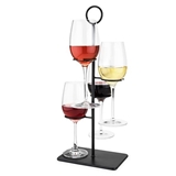 "Hover" Black-Finish-Iron Wine Flight by True