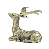 Rustic Holiday Collection Gilded Deer Bottle Opener by Twine