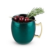 Rustic Holiday: Emerald Green Moscow Mule Mug by Twine