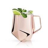 Summit: Faceted Polished-Copper-Plated Moscow Mule Mug by VISKI