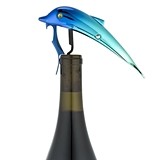 Electroplated Blue Bottlenose Dolphin Corkscrew by TrueZOO