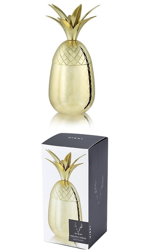 Belmont: 16oz Gold Pineapple Tumbler by VISKI