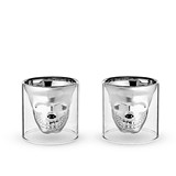Electroplated Skull Shot Glasses by Foster & Rye (Set of 2)
