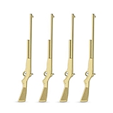 Gold-Plated Shotgun-Shaped 'Bang Bang' Stir Sticks by Foster & Rye
