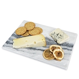 Elegance: Rectangular Marble Cheeseboard in Gray by True