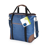 Jaunt: Insulated Cooler Tote Bag with Vegan-Leather Accents by True