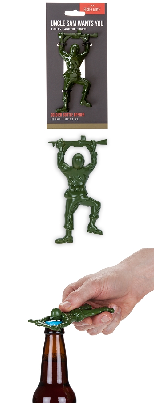 Army Man Soldier Bottle Opener by Foster & Rye