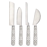 Medditerranean Ceramic Tiles-Inspired Cheese Knife Set by Twine (4)