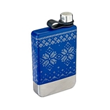 Nordic Knit Design Stainless-Steel Flask by Foster & Rye