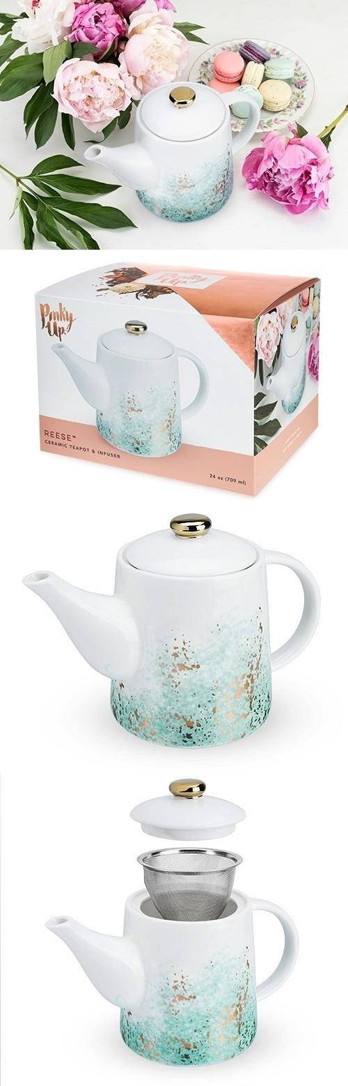 pinky up tea kettle