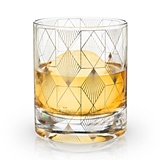Metropolis Art Deco-Inspired 10oz Lead-Free Crystal Tumbler by VISKI
