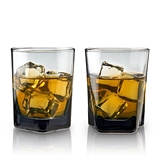 Smoke: Double Old Fashioned Lead-Free Crystal Glasses by VISKI