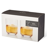 Lead-Free Crystal Whiskey Tumblers by VISKI (Set of 2)