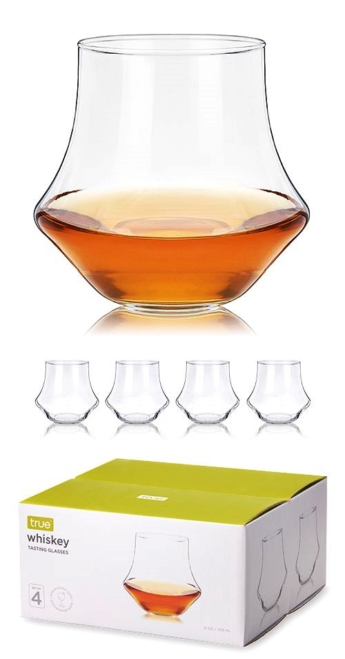 Essential Whiskey Tasting Glasses by True (Set of 4)