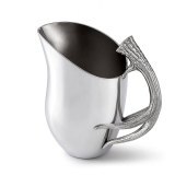 Arthur Court Lodge-Style Naturally-Shed Antler Design Aluminum Metal Pitcher