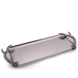 Arthur Court Lodge-Style Naturally-Shed Antlers Design Oblong Serving Tray