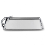 Arthur Court Lodge-Style Naturally-Shed Antlers Design Rectangular 6x12 Tray