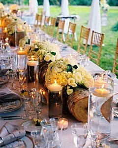 fall-wedding-reception-logs